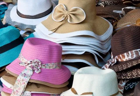 Straw hat Fotos Stock