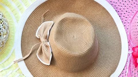 Straw hat Stock Photos