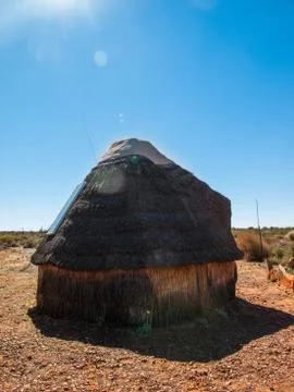 Straw hut Stock Photos