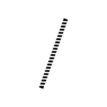 Straw icon vector Stock Illustration