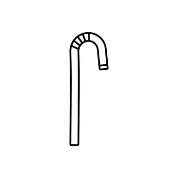 Straw icon vector Stock Illustration