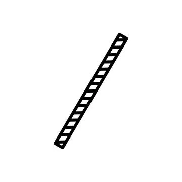 Straw icon vector Stock Illustration