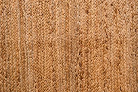 Straw mat texture. Wicker straw cloth, abstract background Stock Photos