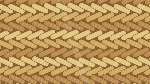 Straw Thatch Light Weave Seamless Motion Background Stock Footage 343081186