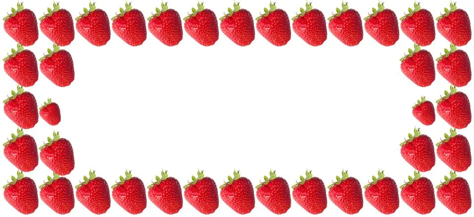 Strawberries background Stock Illustration