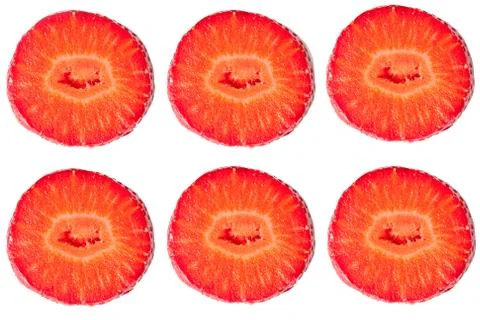 Strawberries background Stock Photos