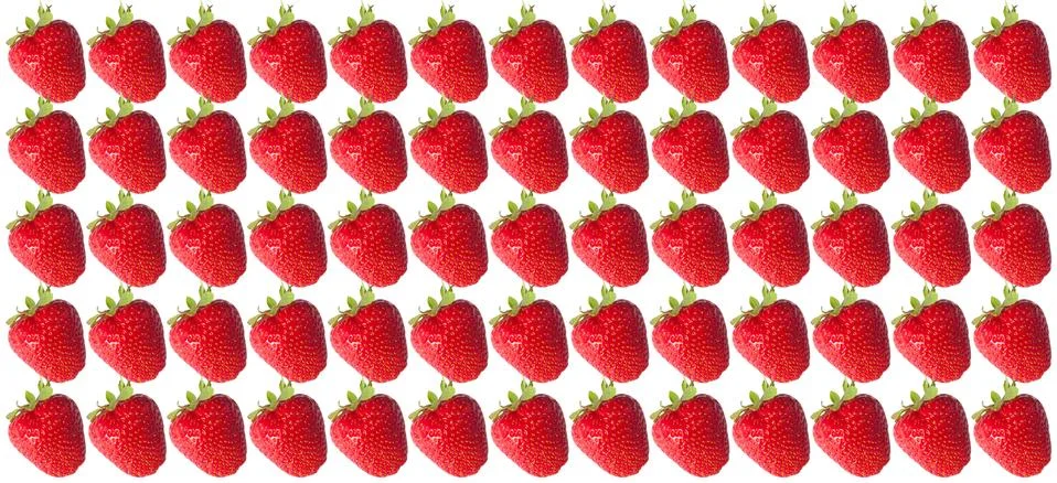 Strawberries background Stock Photos