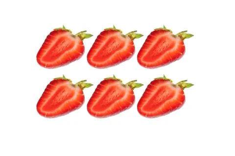 Strawberries background Stock Photos