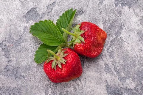 Strawberries on background Stock Photos