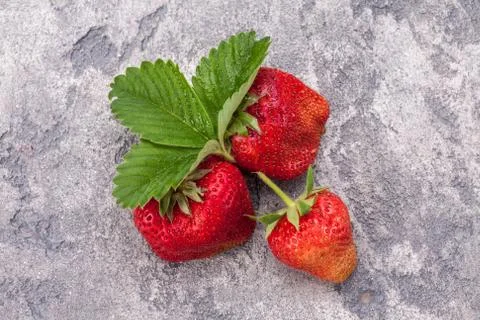 Strawberries on background Foto stock