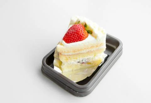 Strawberries cake Stock Photos
