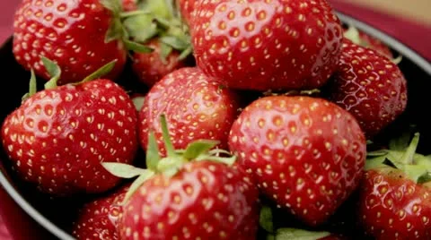 Strawberries close up 스톡 동영상 12017379