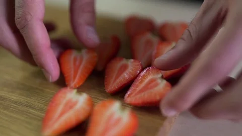 Strawberries close up Stock Footage 79118430