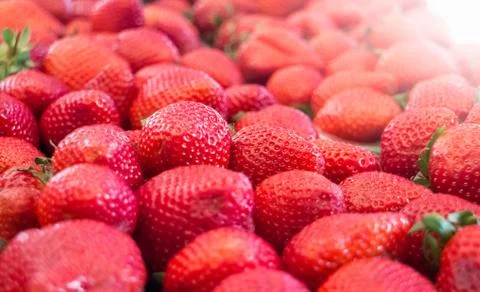 Strawberries close up Stock Photos