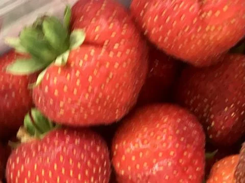 Strawberries close-up Stock Photos