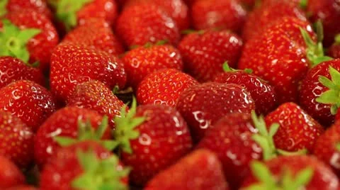 Strawberries close view Video stock 11370620