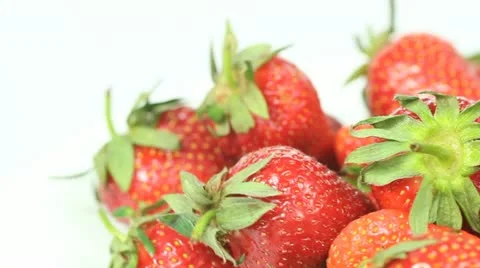 Strawberries with copy space Stock Footage 11014019