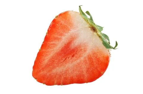 Strawberries cut Foto stock