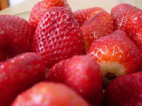 Strawberries dessert Foto stock