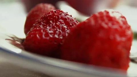 Strawberries Video stock 130943662