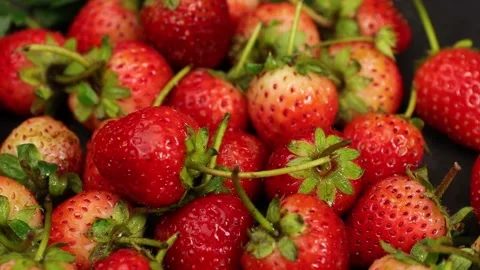 Strawberries fruit, strawberry Stock Footage 228762708