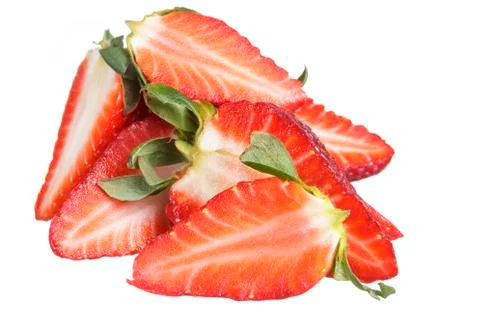 Strawberries group Stock Photos