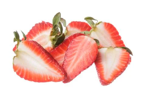 Strawberries group Stock Photos
