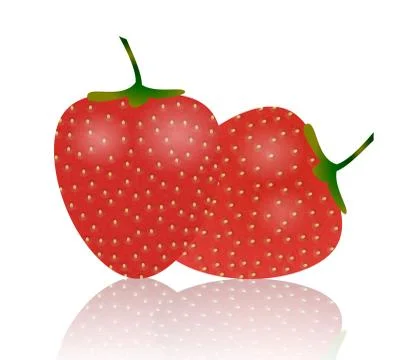 Strawberries Stock Illustration