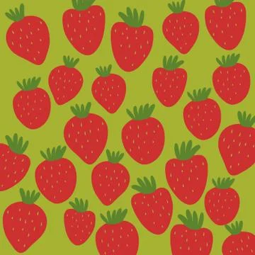Strawberries Stock Illustration