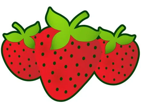 Strawberries Ilustração Stock