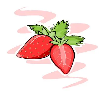 Strawberries Stock Illustration
