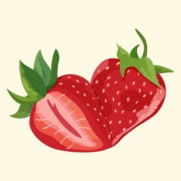 Strawberries Stock Illustration