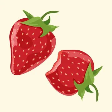 Strawberries Stock Illustration