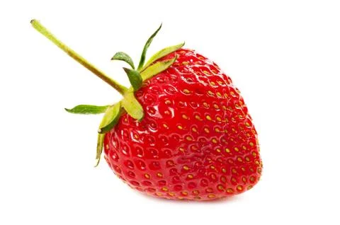 Strawberries  isolated Stockfoto's