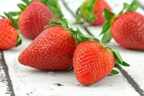 Strawberries  Stock Photos