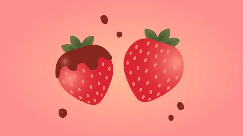 Strawberries valentine 動画素材 323332709