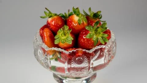 Strawberries on a white background 035 Stock Photos
