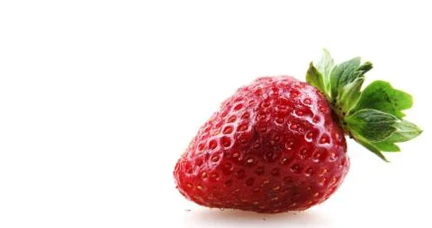 Strawberries on a white background Foto stock