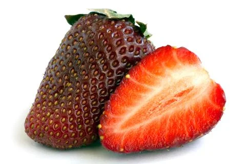Strawberries on white background. Foto stock