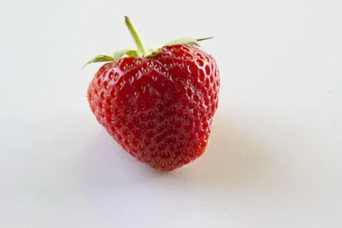 Strawberries on a white background Stock Photos