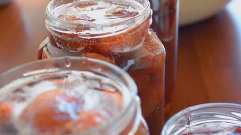 Strawberries for winter Stock Footage 93302914