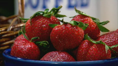 StrawberriesCU Stock Footage 420123