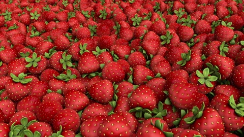 Strawberry – 3d render, 60fps, looped. Video stock 270376966