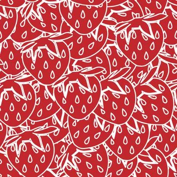 Strawberry abstraction Stock Illustration