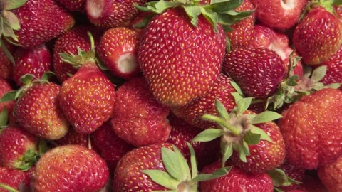 Strawberry background. Food background. Stock-Footage 196391310