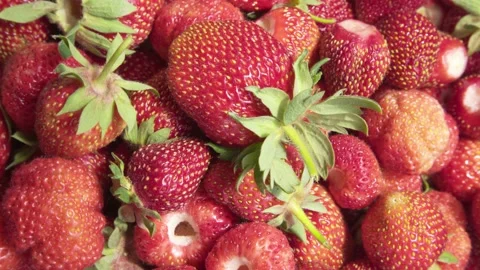 Strawberry background. Food background. Stock-Footage 196391360