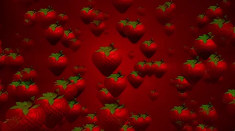 Strawberry background Stock Footage 65288193