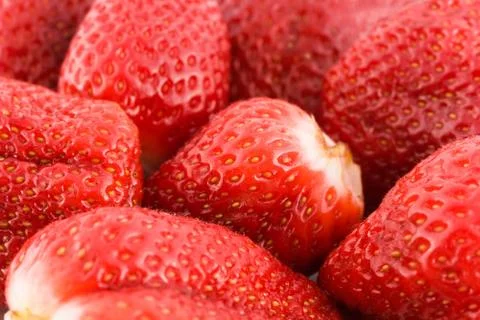 Strawberry background Stock Photos