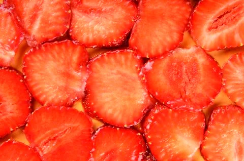 Strawberry background Stock Photos