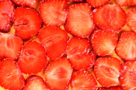 Strawberry background Stock Photos